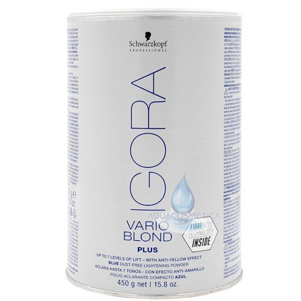 SCHWARZKOPF IGORA VARIO BLOND PLUS AZUL 7 TONS 450GR