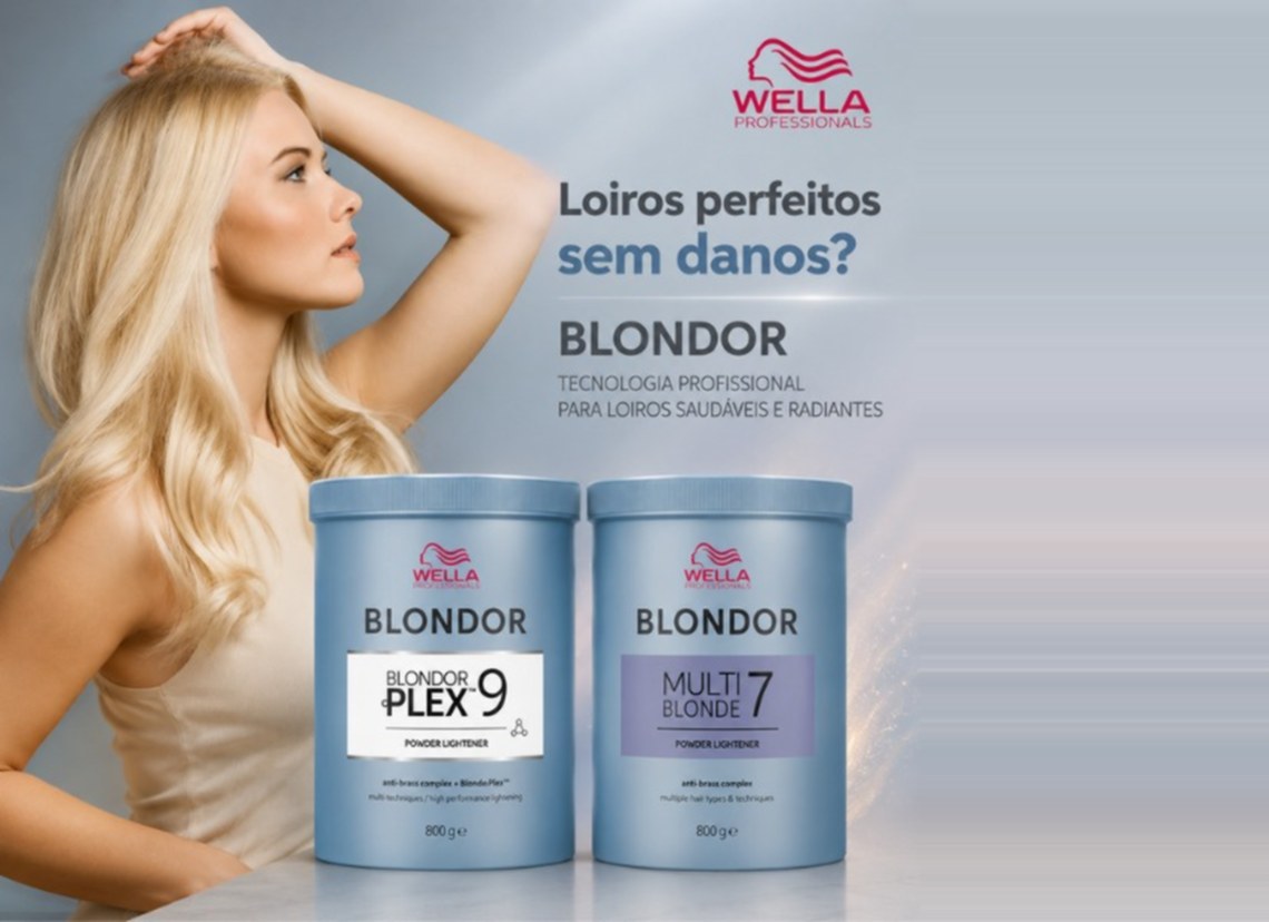Wella Blondor: BlondorPlex 9 e Multi Blonde 7, descoloração profissional